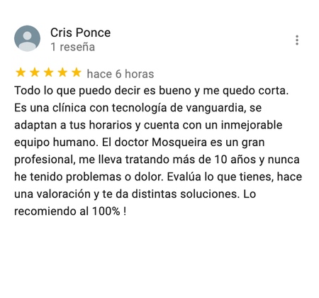 Opinión de Consusilka Clínica Dental 1 Opinión de Pacientes sobre Consusilka Clínica Dental - Reseña y Valoración Real